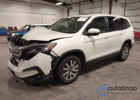 2019 Honda Pilot Ex-L из США, поврежденный, VIN 5FNYF6H43KB023739